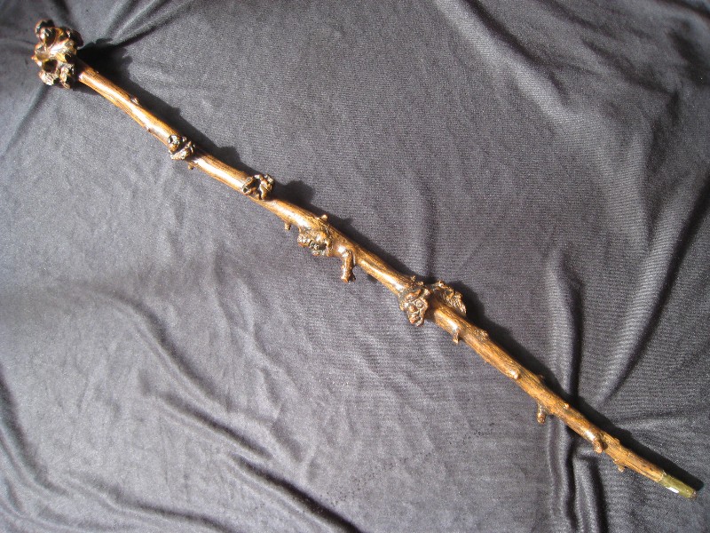 Wild Bacchus vine cane. France, circa 1880