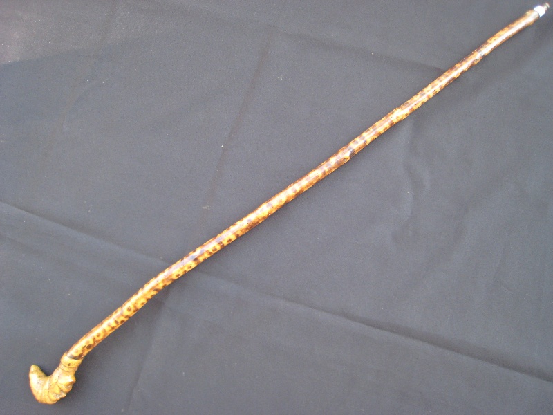 French caricature cane. France, circa 1880