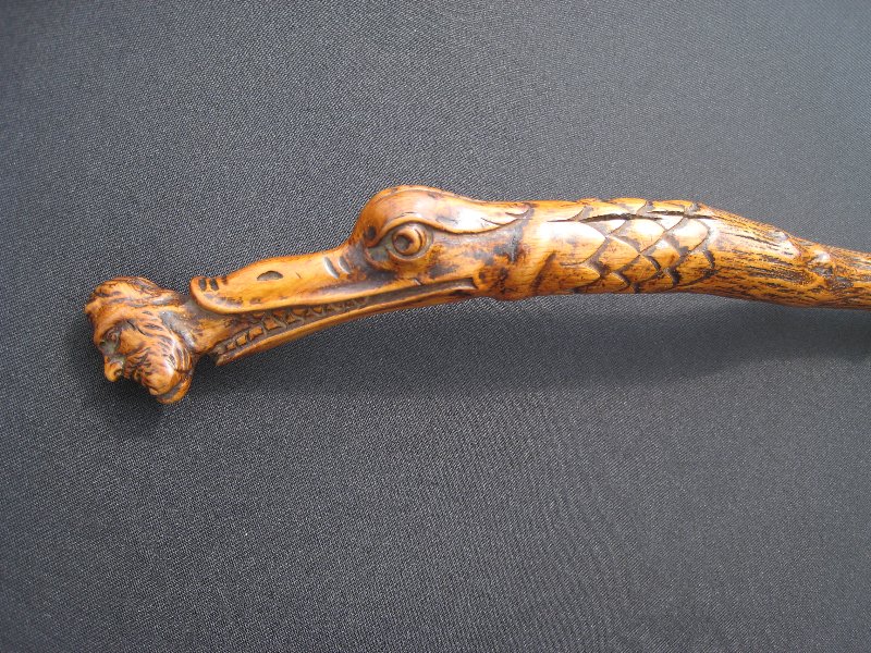 Biblical Jonas and the whale cane. Nederland’s, circa 1830. 