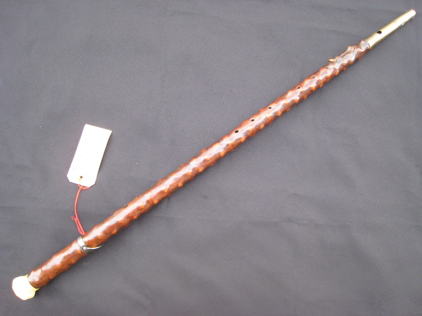 18th century transverse flute cane. France, circa 1800