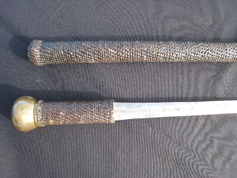 Captain’s defensive cane. Pacific ocean, circa 1800